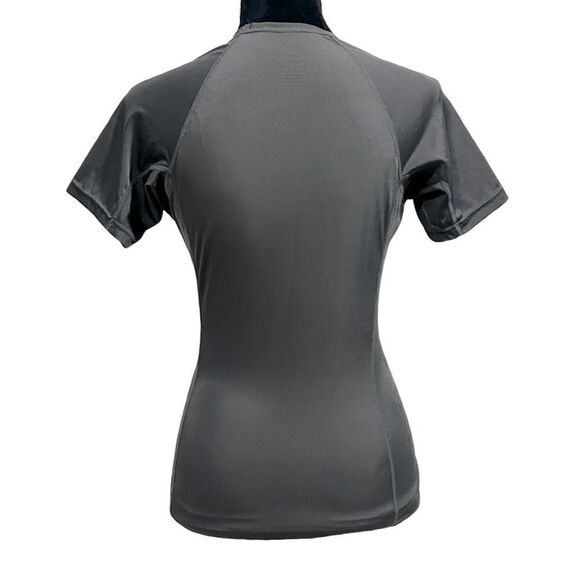 O'Neill Women's Basic Skins UPF 50+ Short Sleeve Rashguard Graphite Medium - Picture 5 of 8